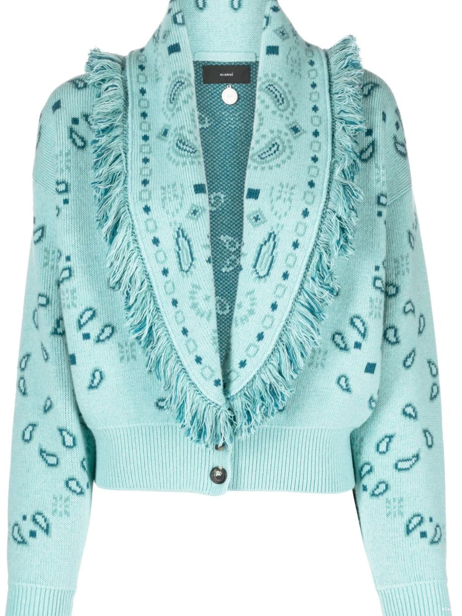 bandana-jacquard Alanui cardigan bomber Women 0819